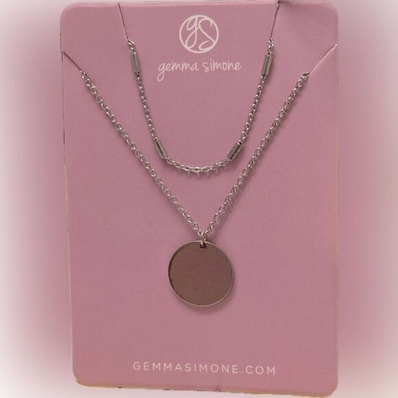 New with tags! Gemma Simone “Presley Two Necklace Layering Set!” - Picture 2 of 11